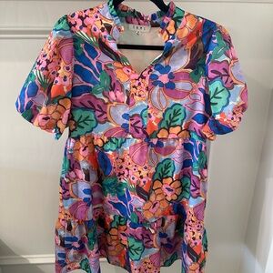 THML Multicolor Floral Mini Dress